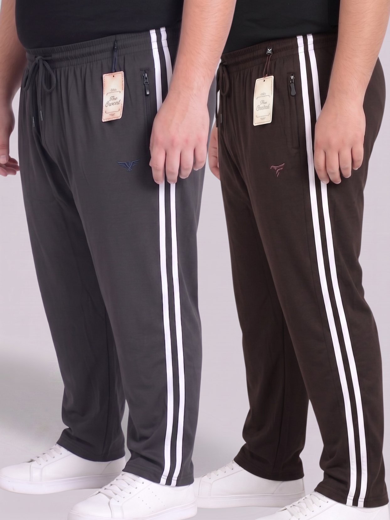 Pack of 2 Stripes Cotton Jersey Trousers | Summer Edition