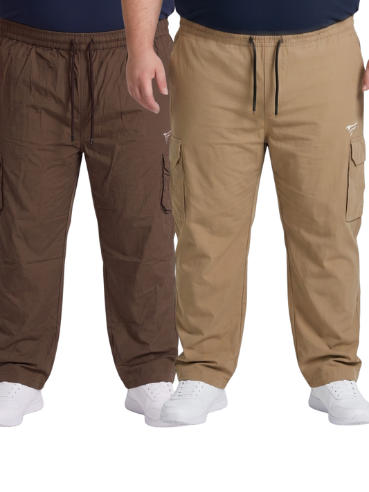 Pack of 2 Premium 5 Pockets Cargo Trousers