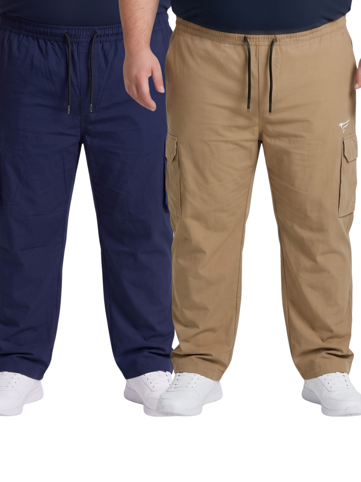 Pack of 2 Premium 5 Pockets Cargo Trousers