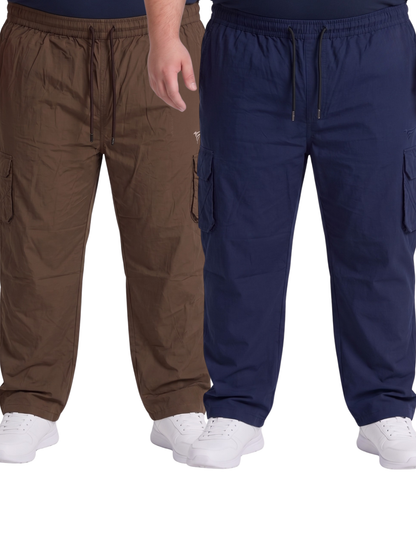Pack of 2 Premium 5 Pockets Cargo Trousers