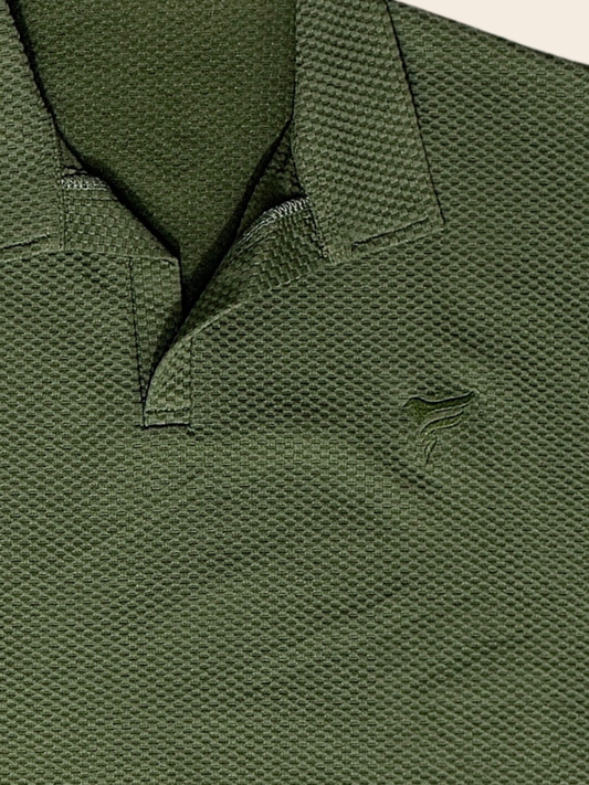 Pack of 2 Thermal Johnny Collar Polo | Summer Fit