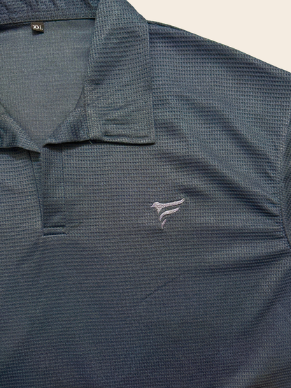 Pack of 2 Thermal Johnny Collar Polo | Summer Fit