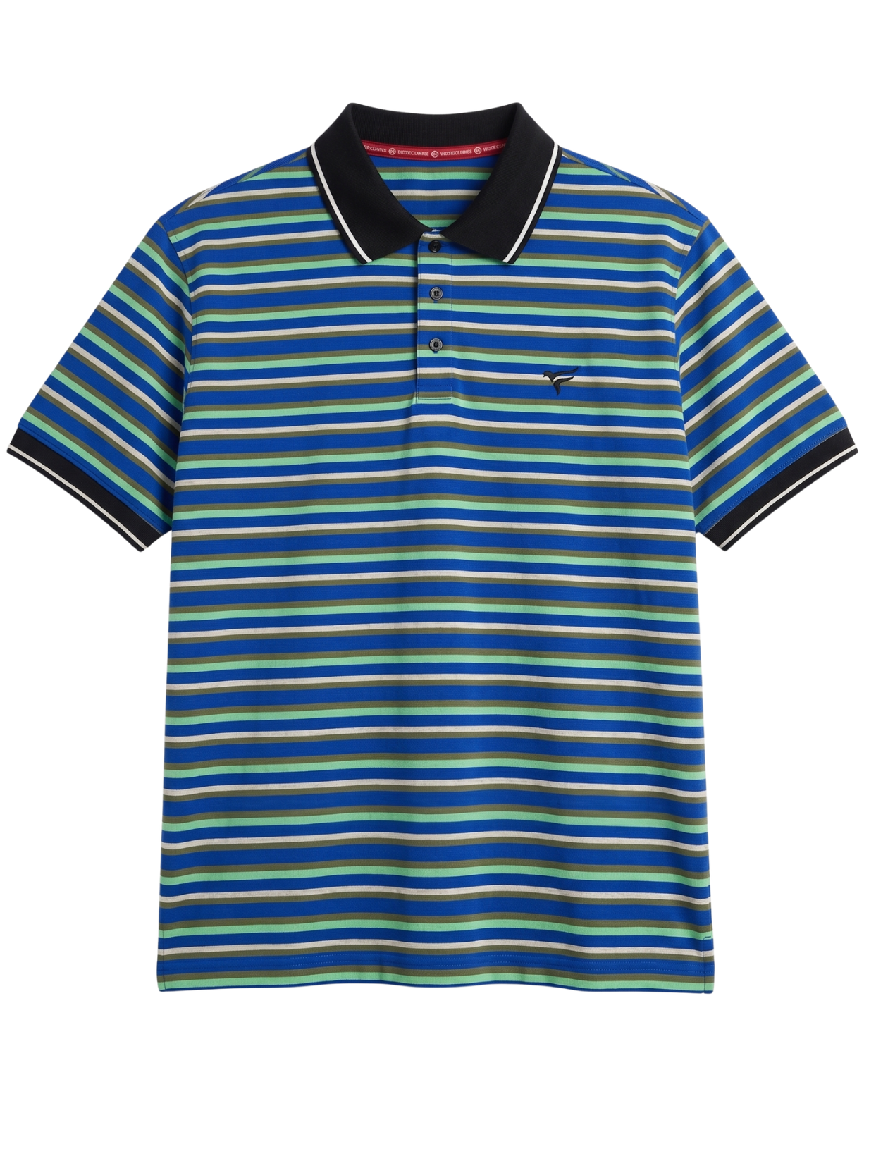 Blue & White Stripes Polo | Summer Fit