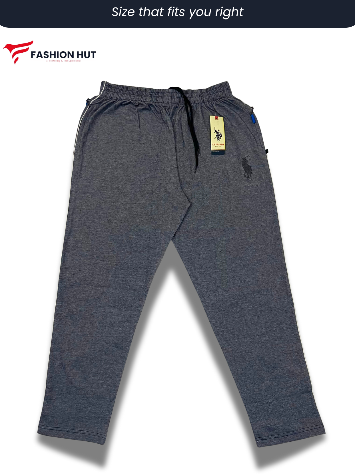 Pack of 3 Polo Fabric Trousers Big size