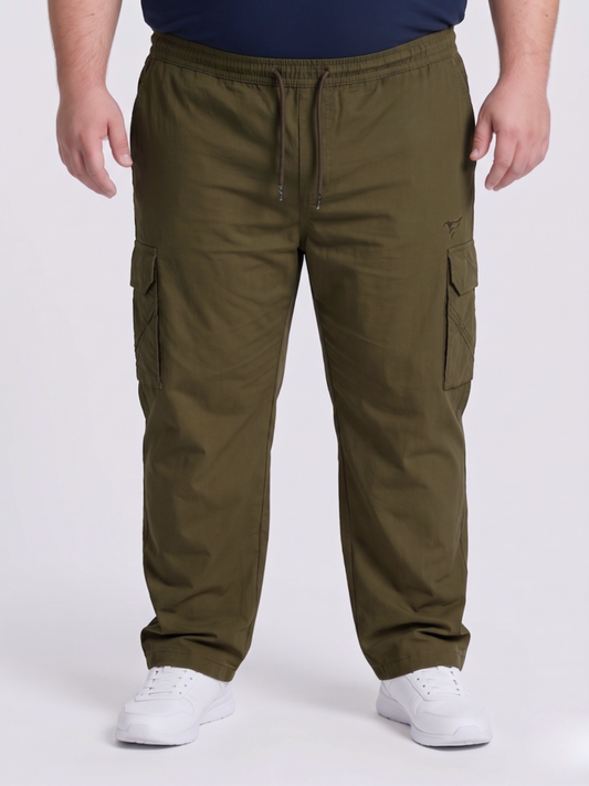Premium Olive 5 pockets Cargo Trousers