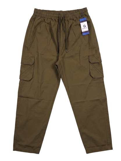 Premium Olive 5 pockets Cargo Trousers