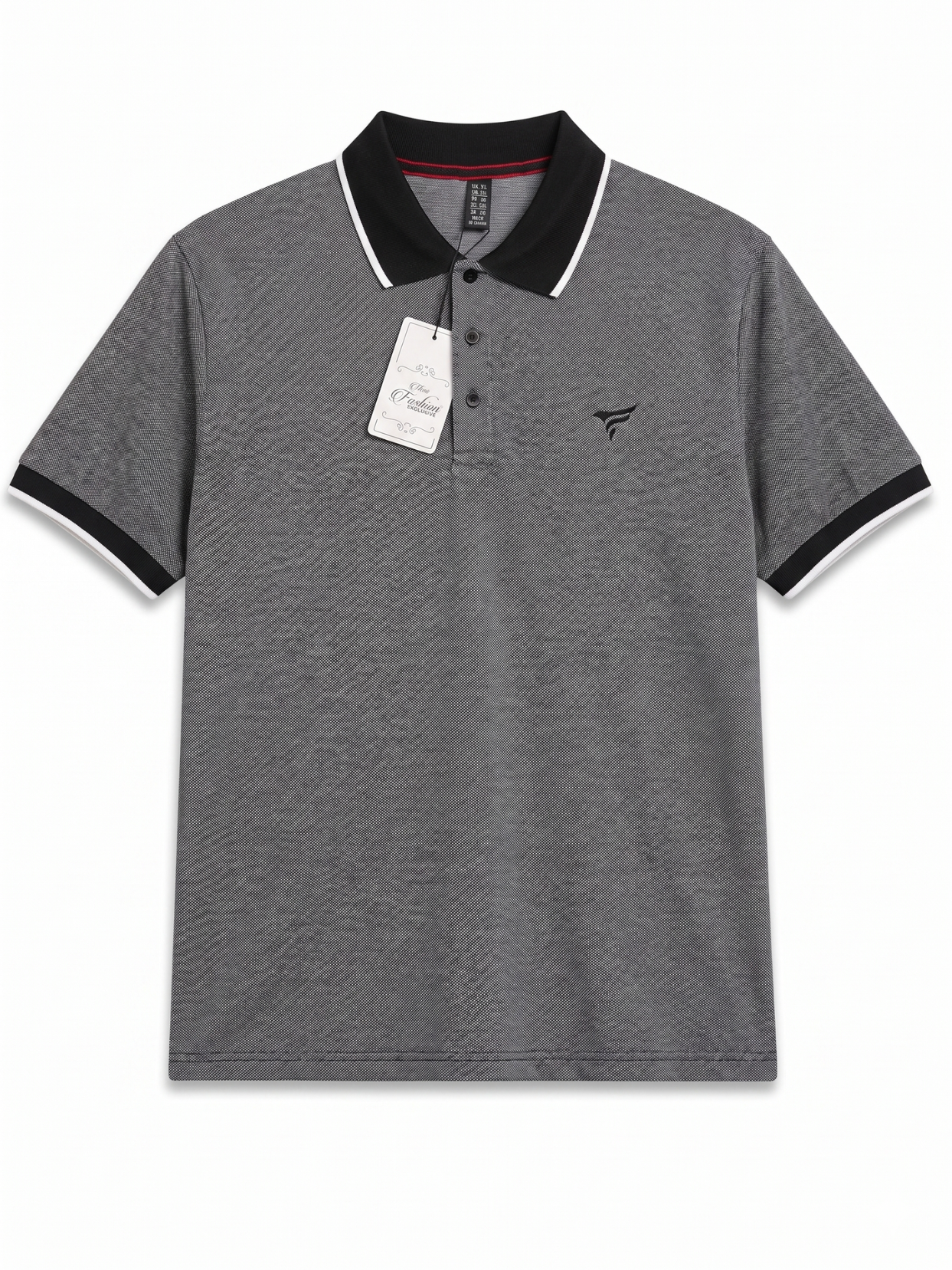 Black Bird Eye P.Q Polo Shirt