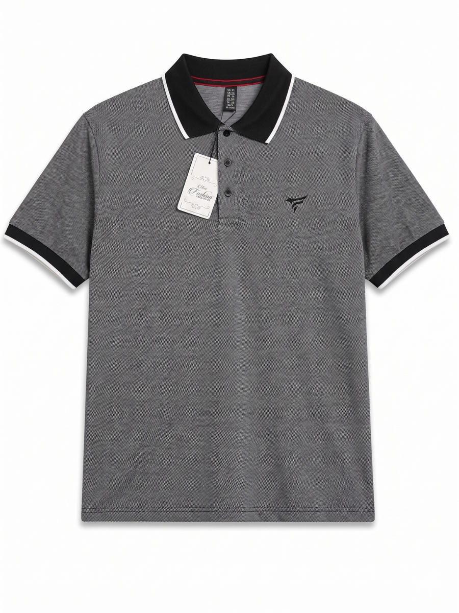 Black Bird Eye P.Q Polo Shirt