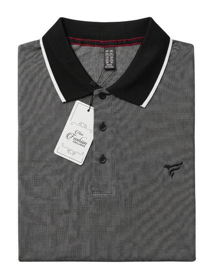 Black Bird Eye P.Q Polo Shirt