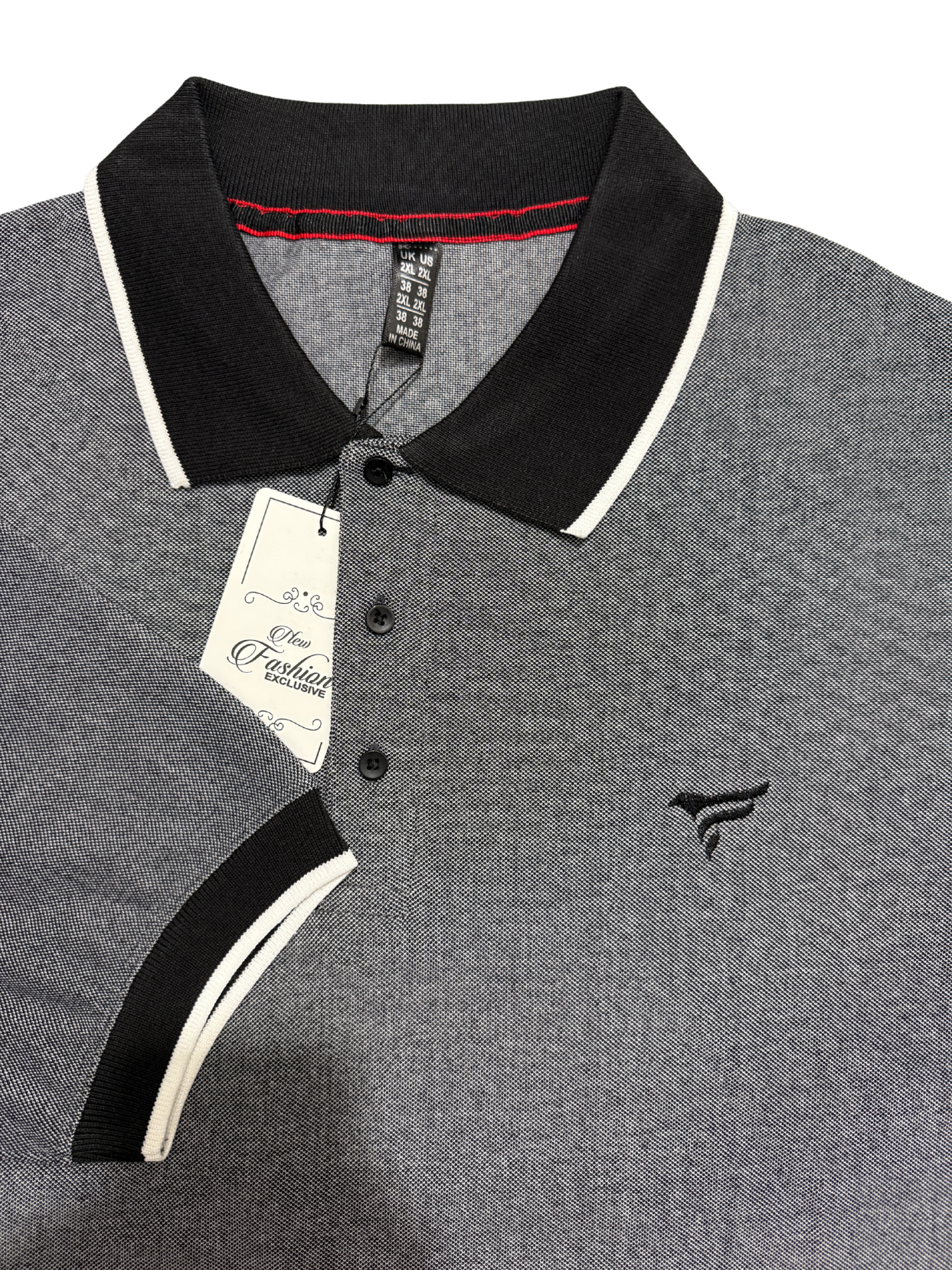 Black Bird Eye P.Q Polo Shirt