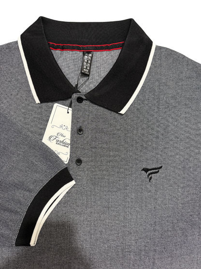Black Bird Eye P.Q Polo Shirt