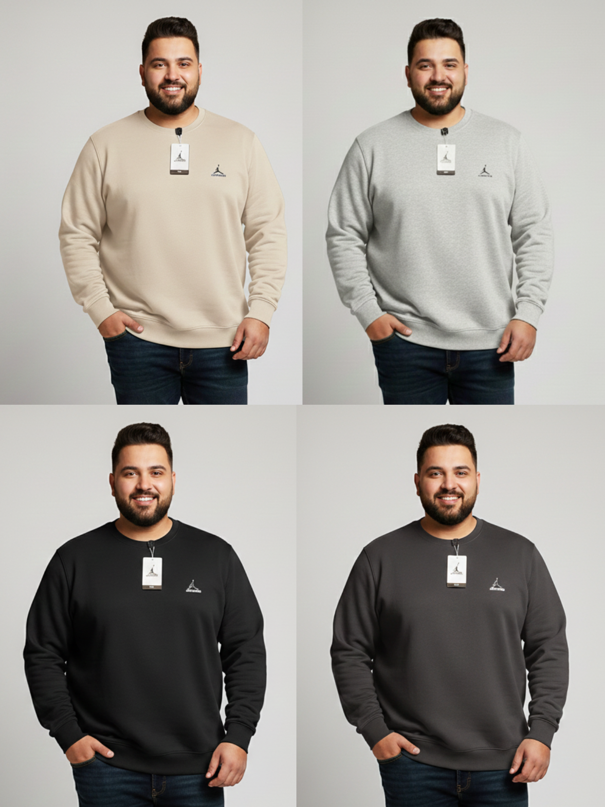 Pack of 4 Jordan/Boss Sweatshirts