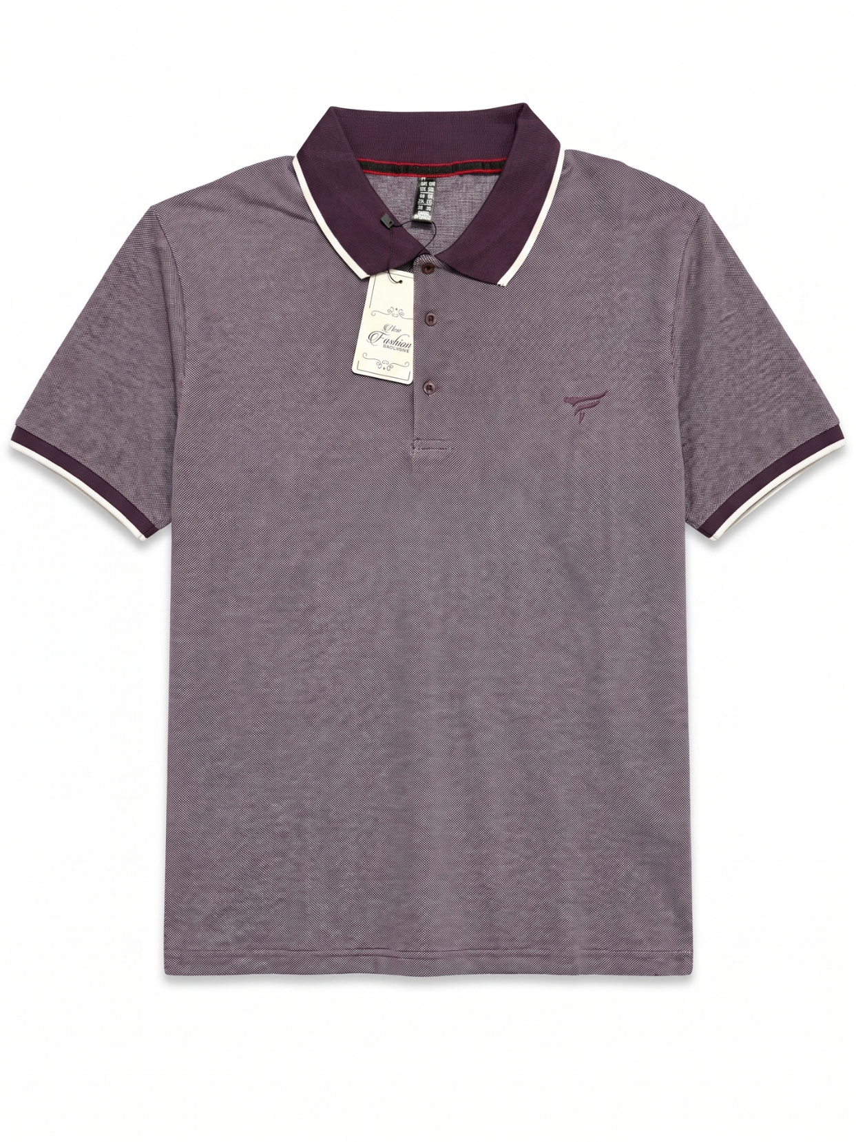 Plum Bird Eye P.Q Polo Shirt