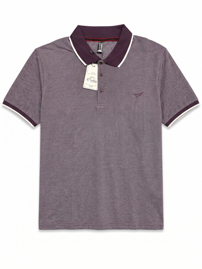 Plum Bird Eye P.Q Polo Shirt
