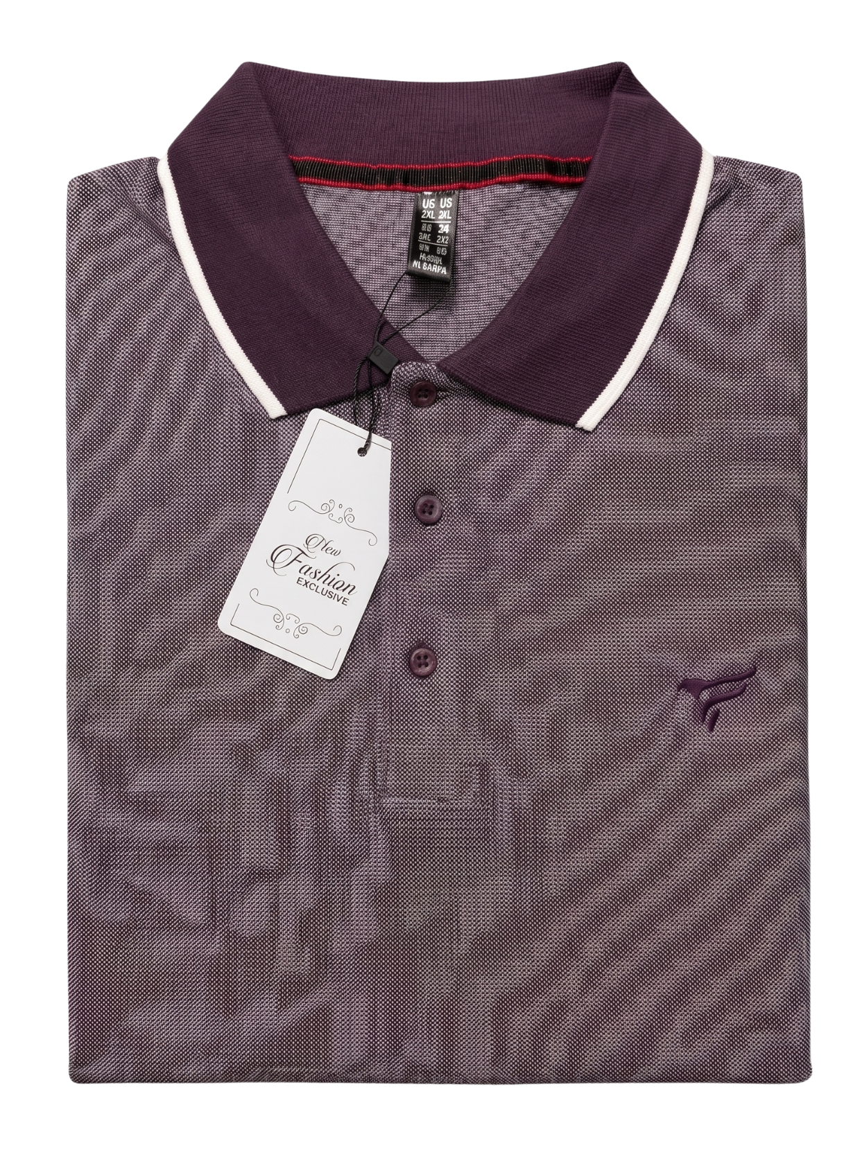 Plum Bird Eye P.Q Polo Shirt
