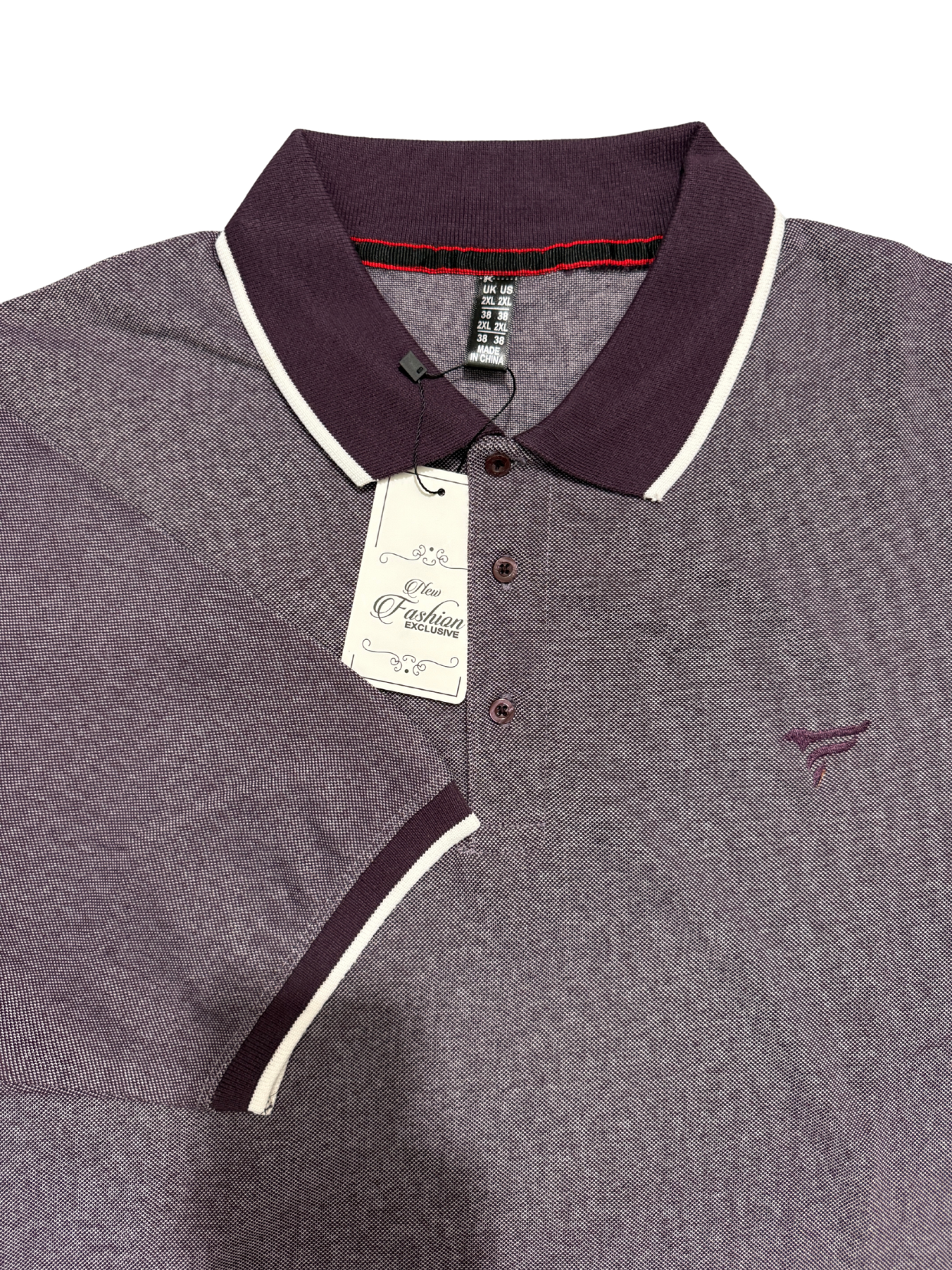 Plum Bird Eye P.Q Polo Shirt