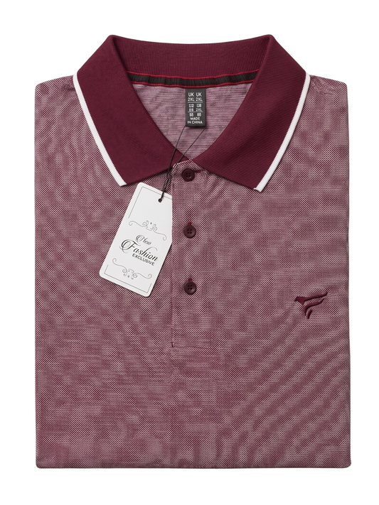 Mehroon Bird Eye P.Q Polo Shirt