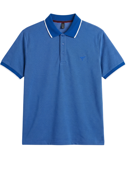 Royal Blue Bird Eye P.Q Polo Shirt
