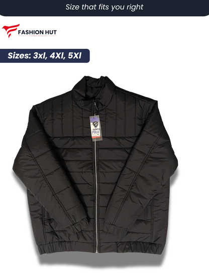 Black Parachute Puffer Jacket