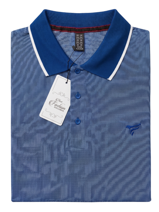 Royal Blue Bird Eye P.Q Polo Shirt