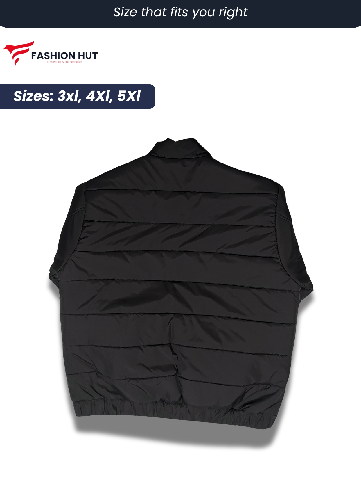 Black Parachute Puffer Jacket