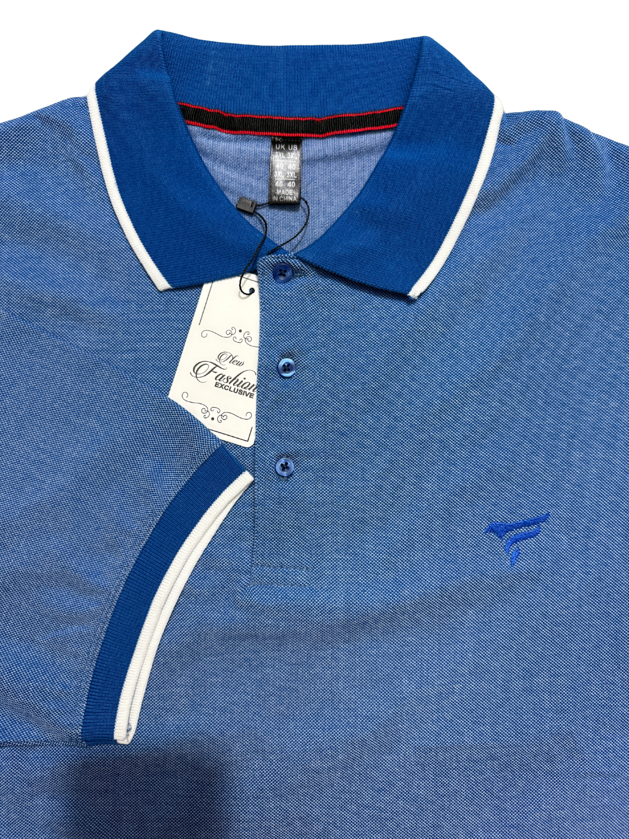 Royal Blue Bird Eye P.Q Polo Shirt