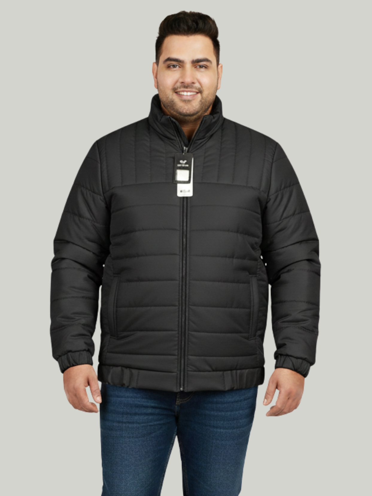 Black Parachute Puffer Jacket