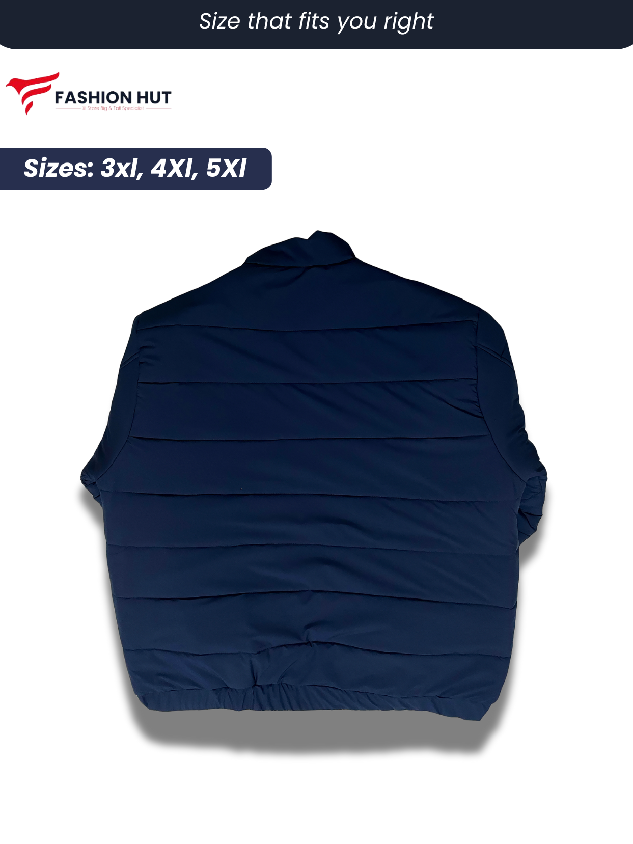 Blue Parachute Puffer Jacket