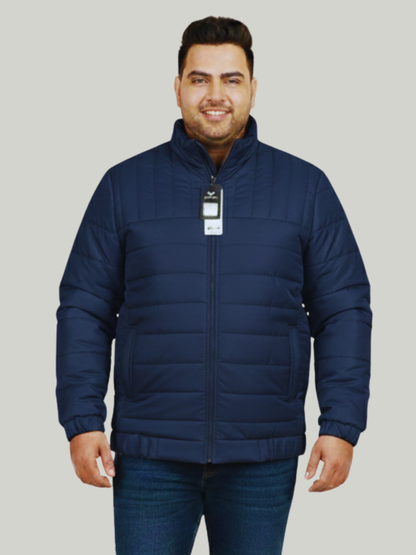 Blue Parachute Puffer Jacket