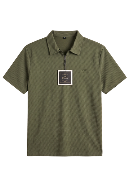 Pista Pk Lycra Half Zip Polo | Summer Fit