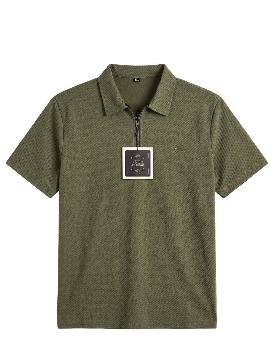 Pista Pk Lycra Half Zip Polo | Summer Fit