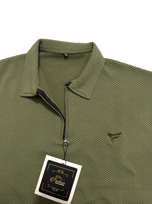 Pista Thermal Half Zipper Polo | Summer Fit
