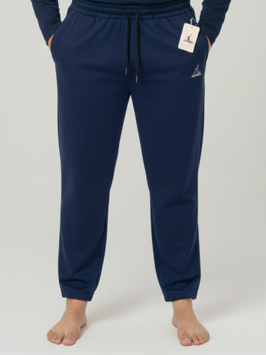 Navy Blue Premium Fleece Trousers | Winter Edition