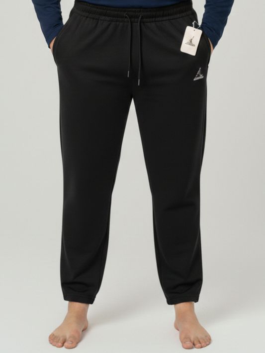 Jet Black Premium Fleece Trousers