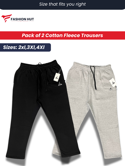 Pack of 2 Premium Fleece Trousers