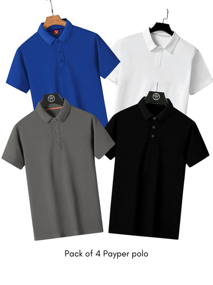 Pack of 4 Payper Polo Shirts