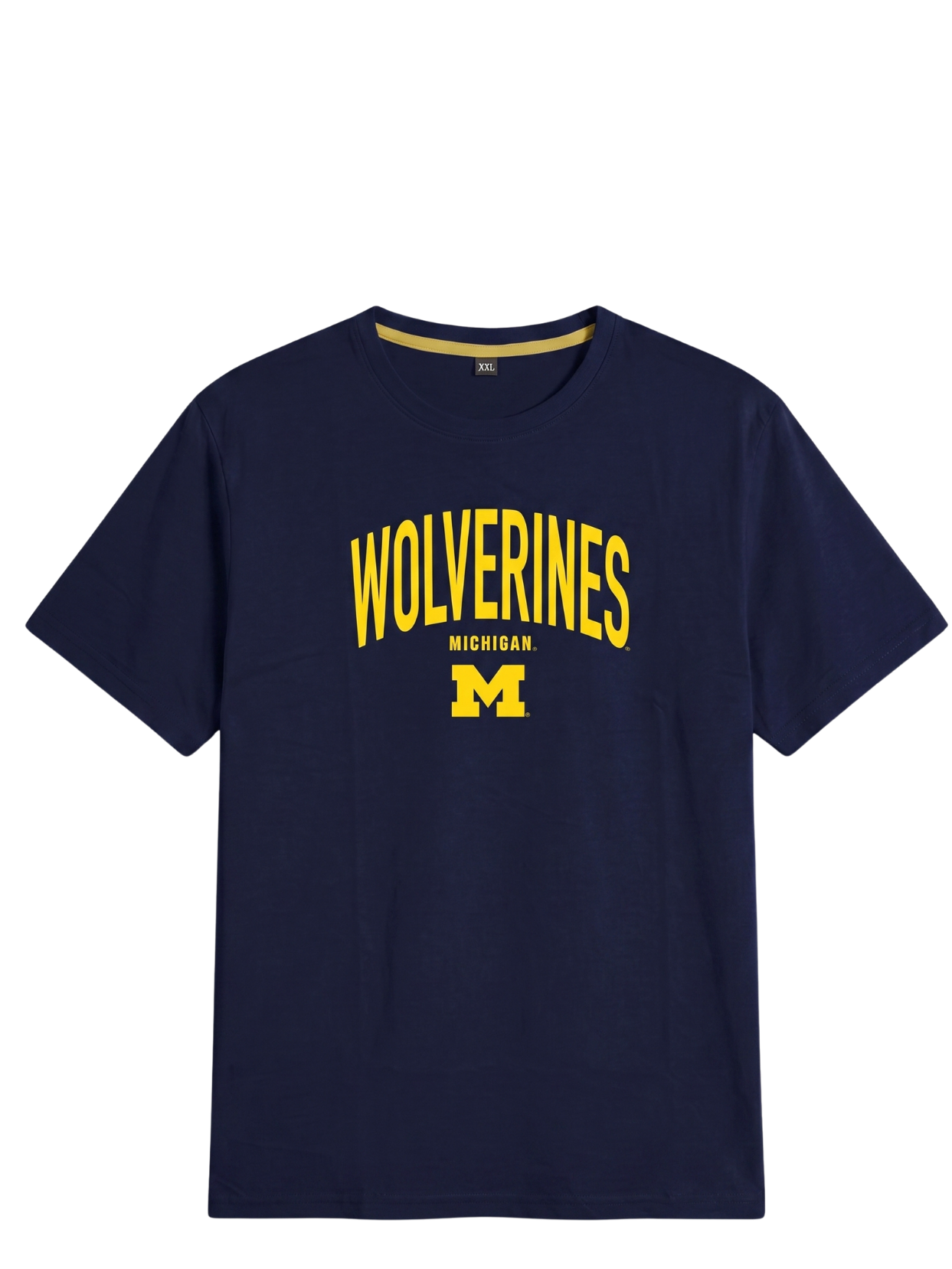 Printed Navy Blue Round Neck T-Shirt | Summer Edition