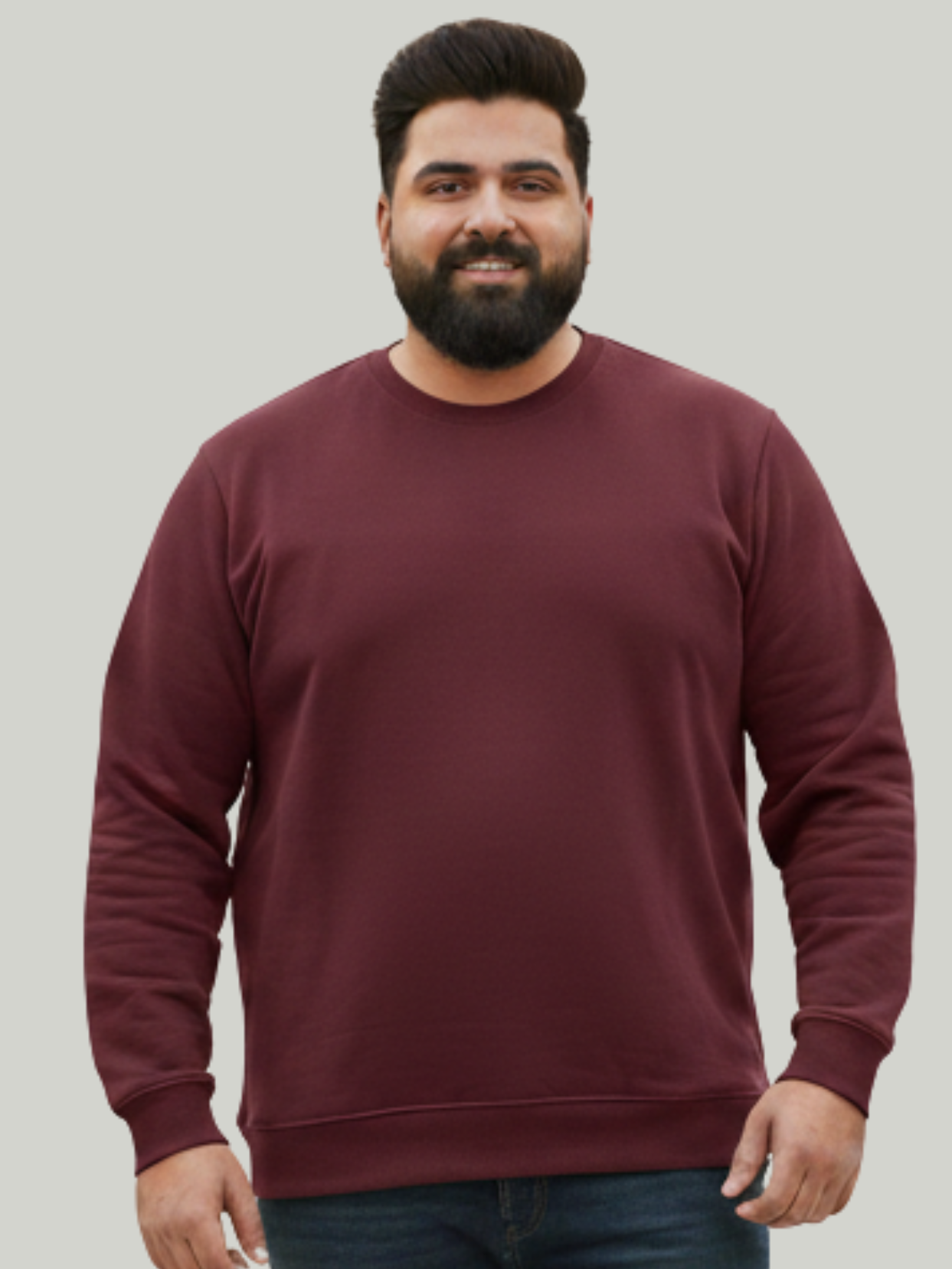 Mehroon Plain Sweatshirt | Winter edition