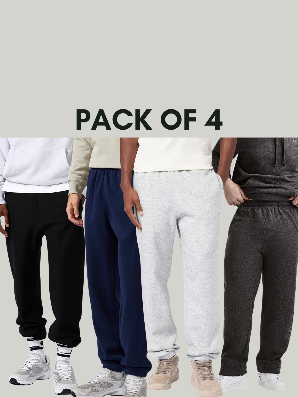 Pack of 4 Export Flees Trousers | Baggy Style