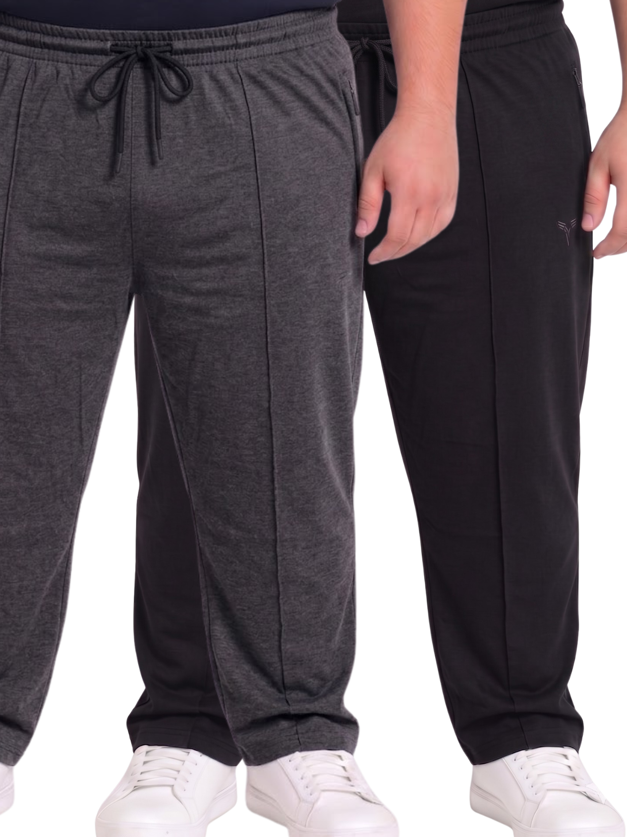 Pack of 2 Pleated Cotton Jersey Trousers | Summer Edition
