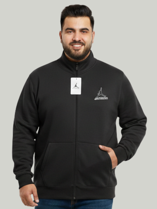 Black full Mock Zipper