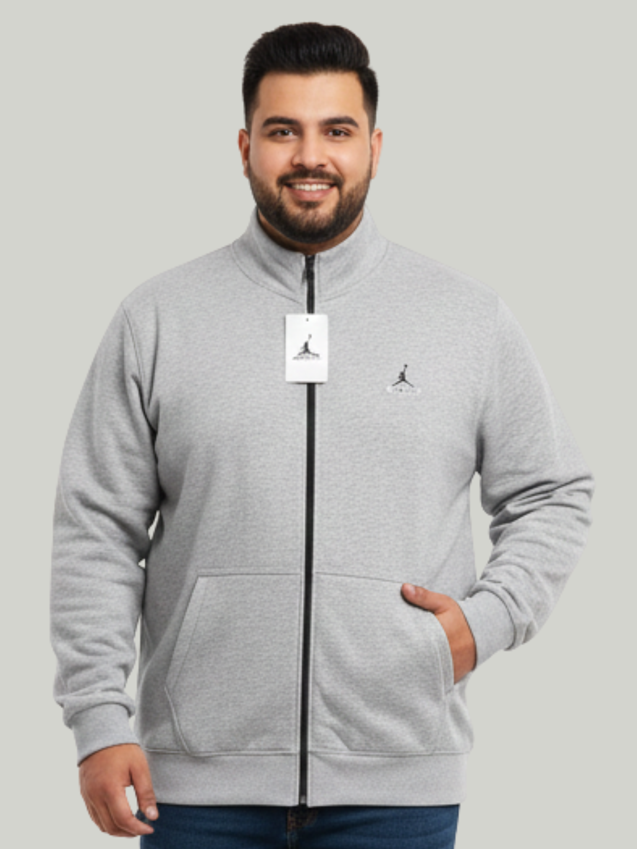 Pack of 4 full Mock Zipper