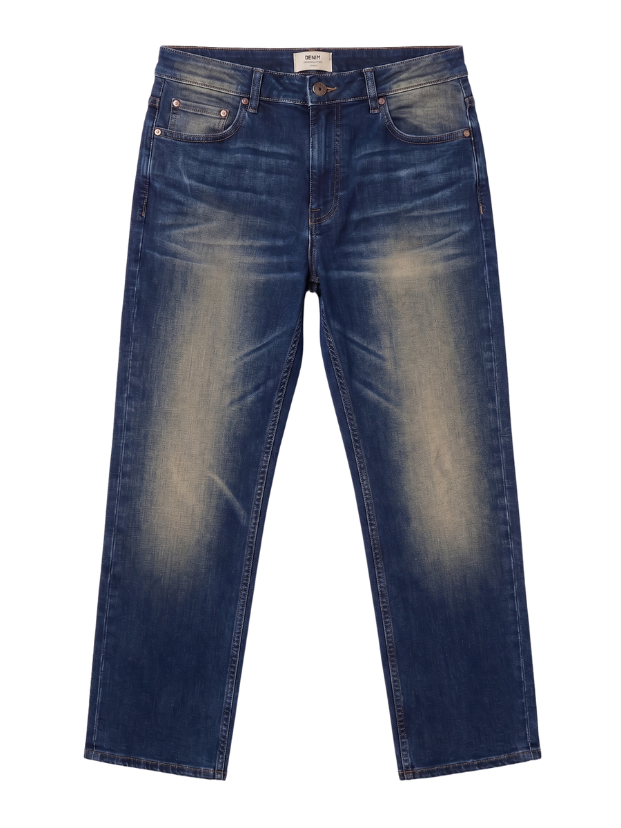 Greenish Blue Jeans Pant