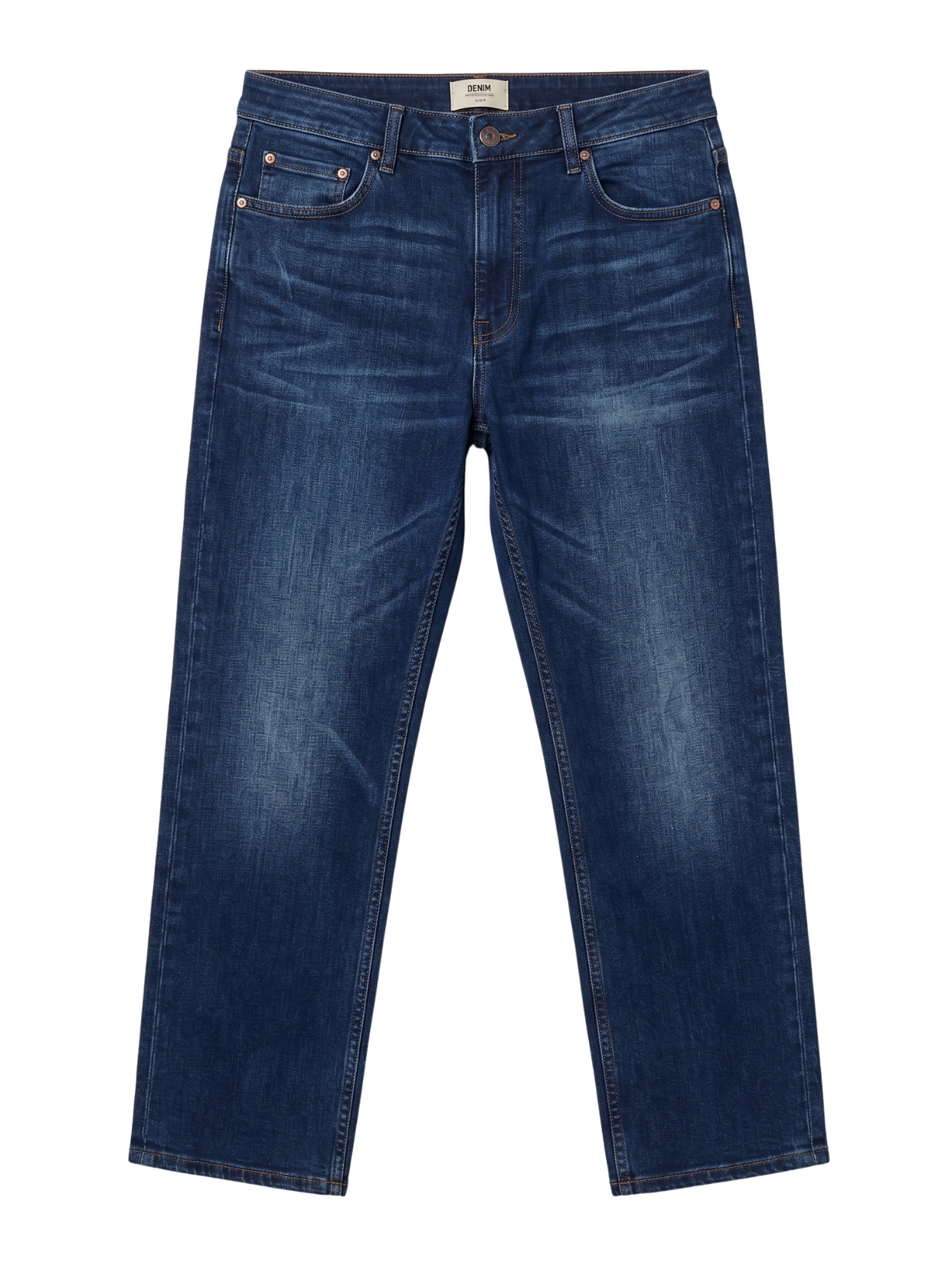 Dark Blue Cotton Jeans Pant