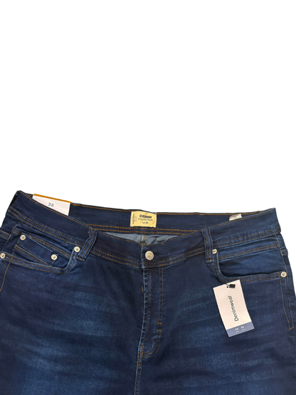 Dark Blue Cotton Jeans Pant