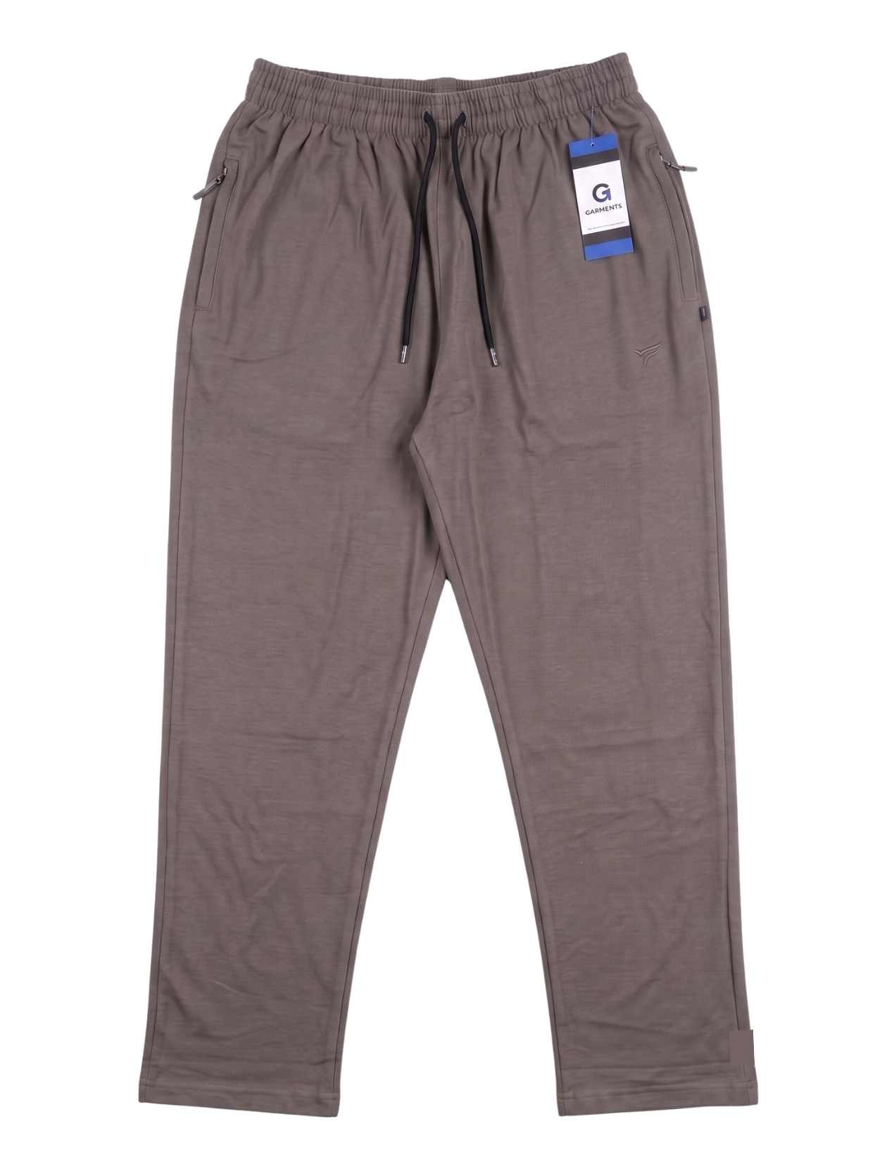 Smoke Grey Pk Polo Fabric Trousers| Big Size | Summer Edition