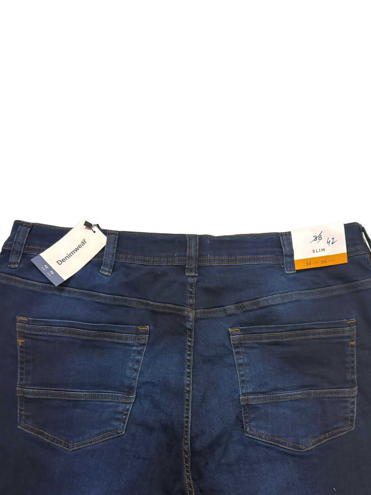 Dark Blue Cotton Jeans Pant