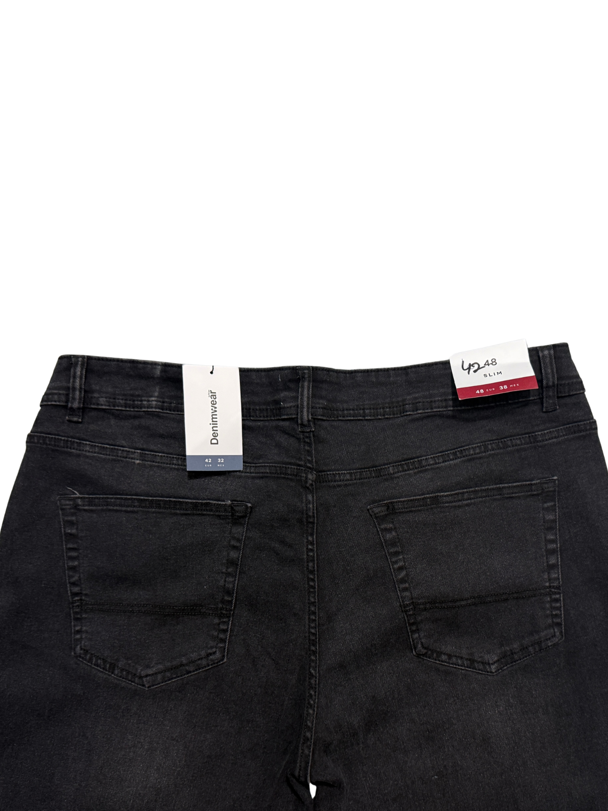 Blackish Grey Cotton Jeans Pant