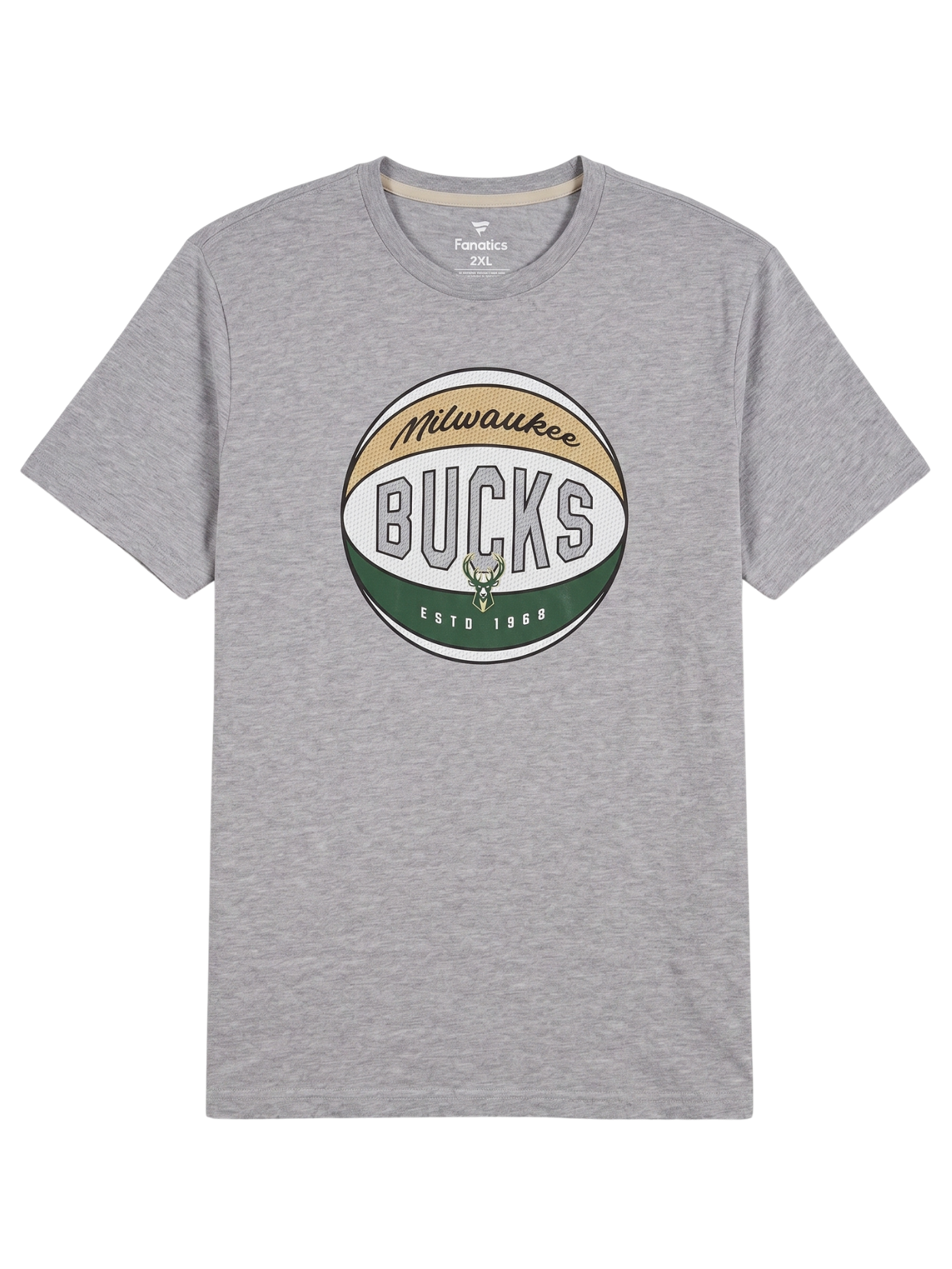 Printed Light Grey Round Neck T-Shirt | Summer Edition