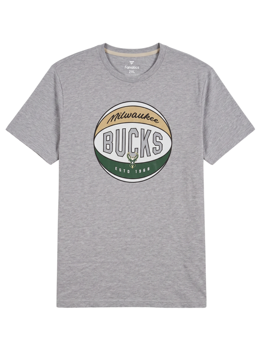 Printed Light Grey Round Neck T-Shirt | Summer Edition